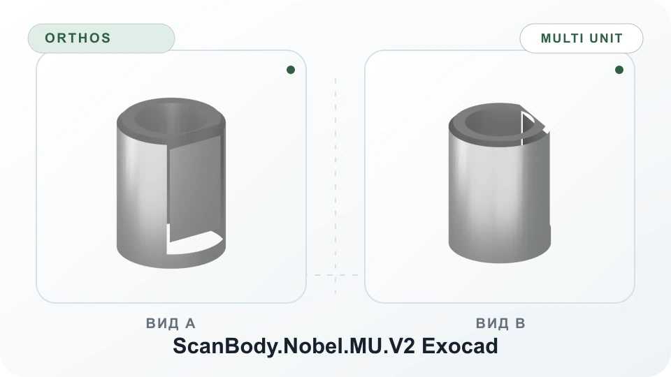 Сканмаркер Orthos ScanBody.Nobel.MU.V2 Exocad